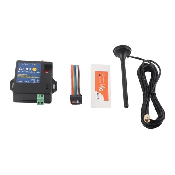 4G/3G/GSM Alarm System, 8-kanals indgang, lavt strømforbrug,sort
