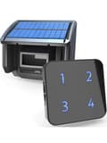 Miniatyrbillede 2 af 2: Solarløs trådløs indkørselsalarm, 400 meters transmissionsområde, 15 meters bevægelsesdetektion,EU-stik, KIT1