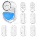 Miniatyrbillede 1 af 2: Bevægelsessensor Alarm System, 125dB Sirene, 110° Detektionsvinkel,sæt 1