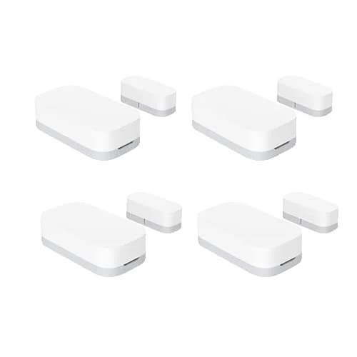 Aqara Ovi-Ikkuna Anturi, Zigbee Langaton Yhteys, Lähettää Puhelinilmoituksia,4 kpl ovensorjaa