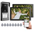Miniatyrbillede 1 af 2: TMEZON WiFi Video Dørtelefon, 1080P Opløsning, 7" Touch Skærm,2M1D