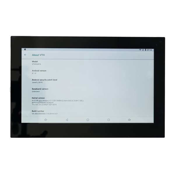 Trådløs 10-tommers digital video-interkom monitor, håndfri kommunikation, overflademontering design