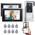 Miniatyrbillede 2 af 2: TMEZON WiFi Video Intercom, 7" Touchskærm, 1080P Videoopløsning,2M1D