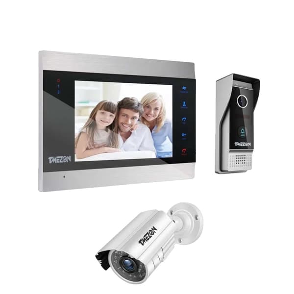 Video Dørtelefon Intercom System, 7 Tommer Farveskærm, Hands-Free Kommunikation,1I1 million 1 tusind 1 hundrede 1 en