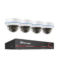 Miniatyrbillede 1 af 2: POE Kamera System, H265 Komprimering, Vandalismesikker Design, , 8CH NVR 4 Cameras, 1T