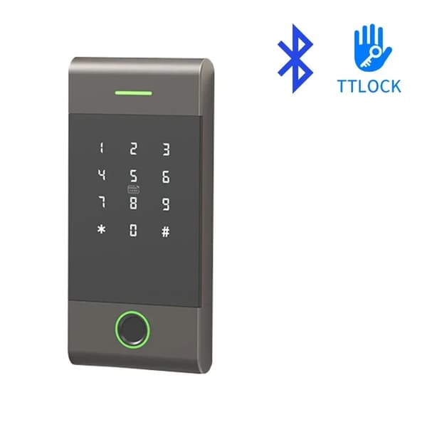 Smart Access Controller, Lösenordsstöd, Kortåtkomst, Bluetooth-teknik,Grå