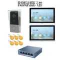 Miniatyrbillede 2 af 2: Intercom-system, Kablet forbindelse, Håndfri kommunikation, Induktiv kortadgang,1dørklokke 2skærm