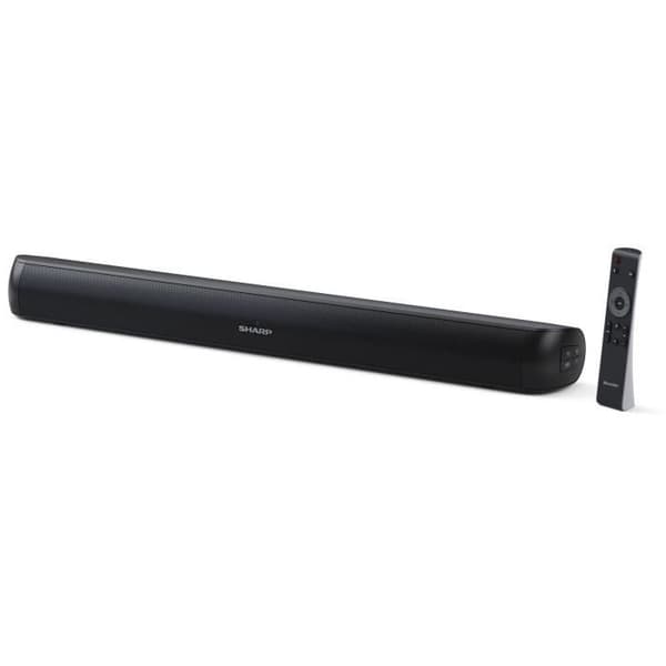 SHARP HT-SB107 - Soundbar 2.0 - Bluetooth 4.2 - 90W - HDMI, Aux 3.5mm, USB - Svart
