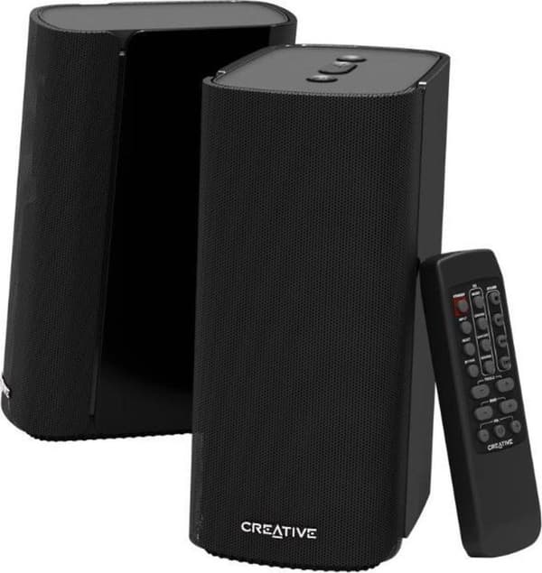 Creative Labs T100 Full Range 20W svart trådbunden och trådlös