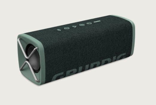 Grundig GBT Club - 20 W - 80 - 20000 Hz - Kablet og trådløs - 20 m - USB Type-C - Sort - Grøn (GBTClub/gn) Sort, Grøn