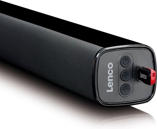 Lenco SB-080 - Soundbar med Bluetooth, HDMI och AUX-anslutning - Svart