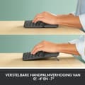 Miniatyrbild 1 av 6: Logitech K860 ERGO Qwerty - Trådlöst ergonomiskt tangentbord med handledsstöd