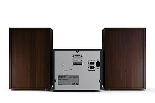 Sharp XL-B517D - Hjemmelydmikrosystem - Brun - 1 disk - Fuld rækkevidde - 60 - 20000 Hz - DAB+,FM (XL-B517BR)
