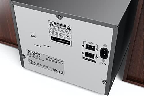 Sharp XL-B517D - Hjemmelydmikrosystem - Brun - 1 disk - Fuld rækkevidde - 60 - 20000 Hz - DAB+,FM (XL-B517BR)
