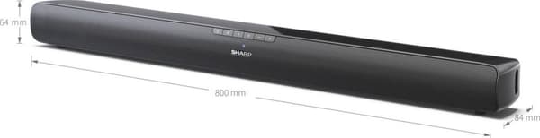 Sharp HT-SB100 Soundbar 75W AUX/HDMI-ARC/CEC svart (HT-SB100)