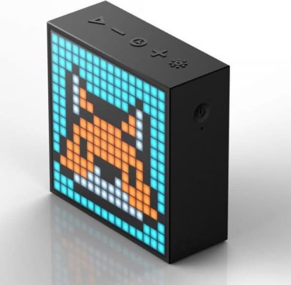 divoom Timebox-Evo Pixelart -kaiutin - musta herätyskello