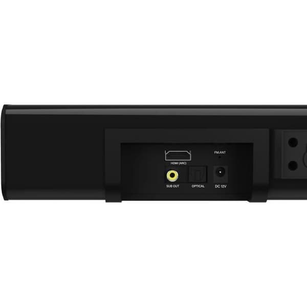MAJORITY K2 - 2.1 soundbar - Bluetooth, USB, Optisk, HDMI ARC - 150W - Trådlös subwoofer