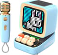 Miniatyrbillede 1 af 7: Divoom Ditoo - Bærbar højttaler - Ditoomic med mikrofon - Custom Pixel Art - Blå