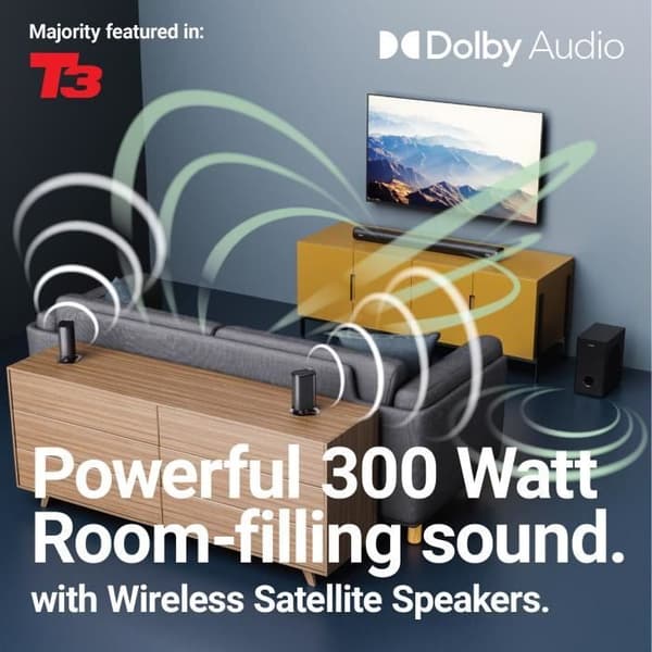 Surround ljudsystem - MAJORITY - EVEREST 5.1 - Bluetooth - HDMI ARC - Dolby ljud - 300W