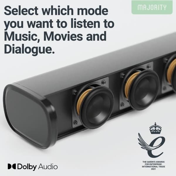 Surround ljudsystem - MAJORITY - EVEREST 5.1 - Bluetooth - HDMI ARC - Dolby ljud - 300W