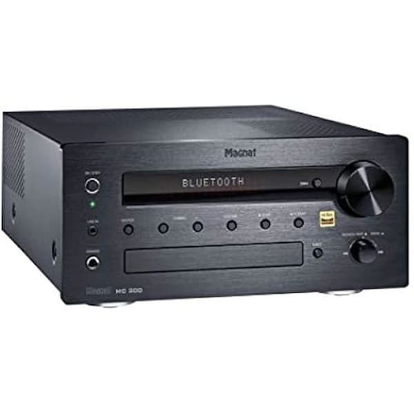 Magnat MC 200 AV-mottagare - Svart - Bluetooth - 2 högtalare - DAB/FM