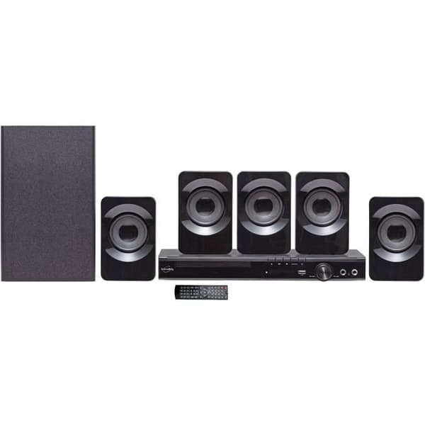 Kotiteatteri 5.1 bassokaiuttimella - Inovalley - Bluetooth - DVD-soitintoiminto