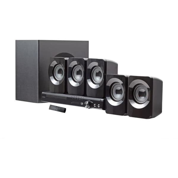 Kotiteatteri 5.1 bassokaiuttimella - Inovalley - Bluetooth - DVD-soitintoiminto