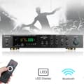 Miniatyrbillede 2 af 2: Hjemmeaudioforstærker, 5.1 Surround Sound, Bluetooth 5.0-forbindelse,sort