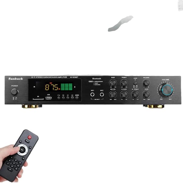 Hjemmeaudioforstærker, 5.1 Surround Sound, Bluetooth 5.0-forbindelse,sort