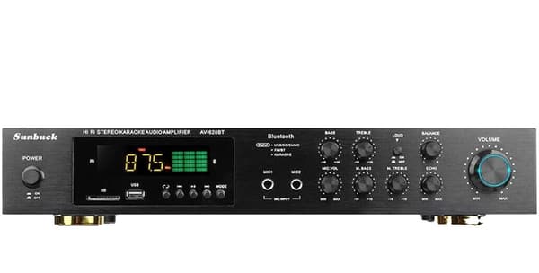 Audioforstærker, 5.0-kanal, 600W maksimal effekt, Bluetooth-forbindelse,sort