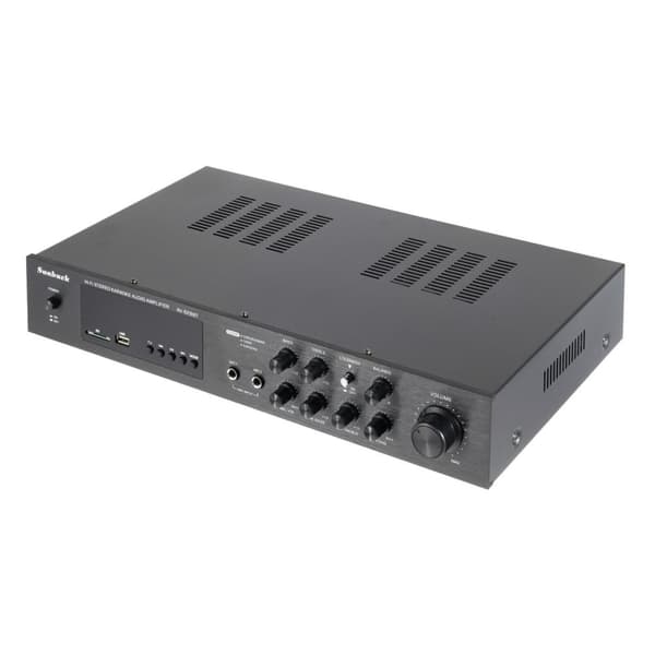 Digital effektforstærker, 600W maksimal effekt, 5.0 surroundlydkanal, Bluetooth-forbindelse,sort