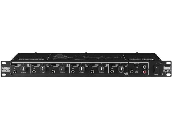 IMG Stage Line PPA-100/SW, Svart, 60 dB, 5 - 30000 hz, 0,02%, 482 mm, 185 mm