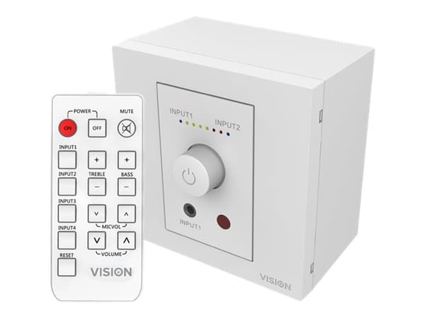 Vision TC3-AMP - Förstärkare - 50 Watt (totalt) - vit