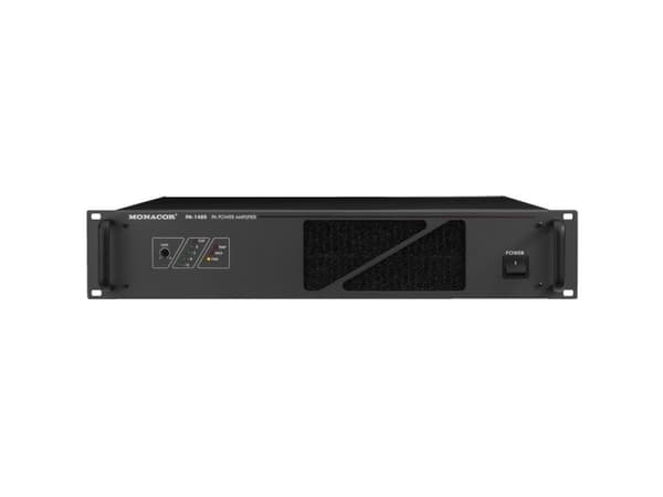 Monacor PA-1480, 1.0 kanavaa, 480 W, 1%, 100 dB, 480 W, 8/10/21 ohmia (O)