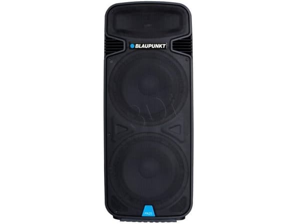Blaupunkt PA25, 1-suuntainen, PC-kotelo, Musta, 1900 W, AC, 459 mm