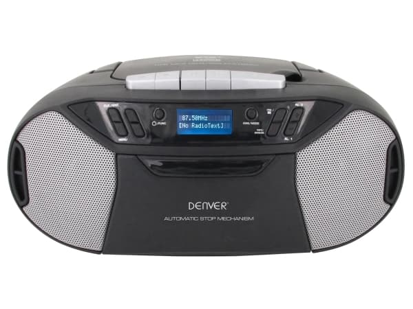 Denver TDC-250, 1,58 kg, Sort, Sølv, Bærbar CD-spiller