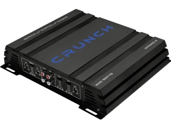 Crunch GPX500.2, 2.0 kanavaa, A/B, 12 dB, 4 O, 2 O, 50 - 250 Hz