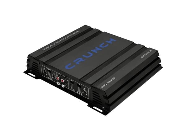 Crunch GPX500.2, 2.0 kanavaa, A/B, 12 dB, 4 O, 2 O, 50 - 250 Hz