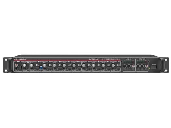 PA-1414MX 10-channel PA preamplifier