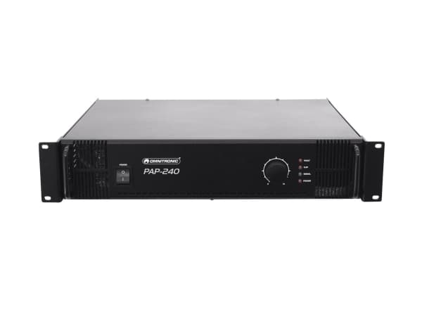 Omnitronic 80709808, 240 W, A/B, 0,5%, 90 dB, 60 - 16000 hz, 230 V