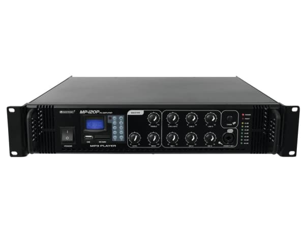 Omnitronic 80709621, 120 W, A/B, 0,5%, 85 dB, 16 O, 80 - 14000 Hz