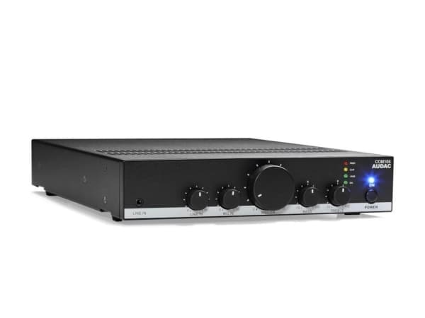 Audac COM104 - Mixerförstärkare - drivna - 2-kanals - 40 Watt - kan monteras i rack