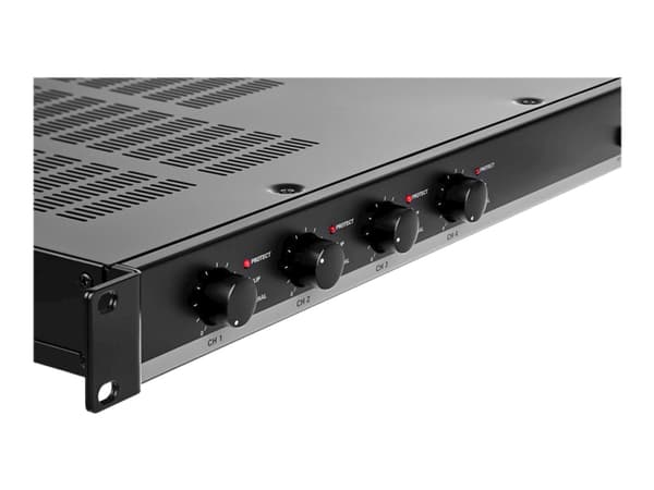 Audac EPA254 - Strömförstärkare - 4 x 250 Watt - svart