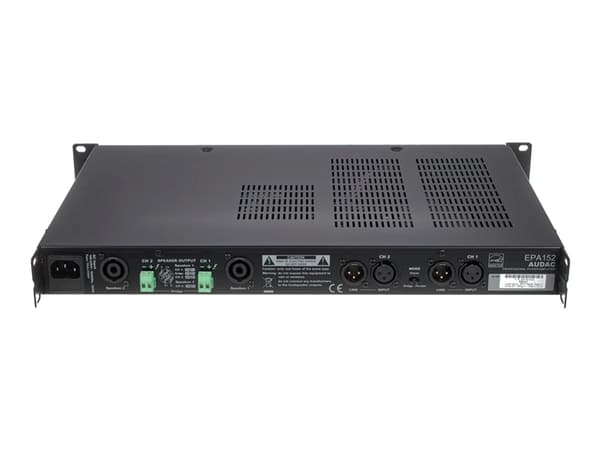 Audac EPA152 - Effektforsterker - 2 x 150 watt - svart