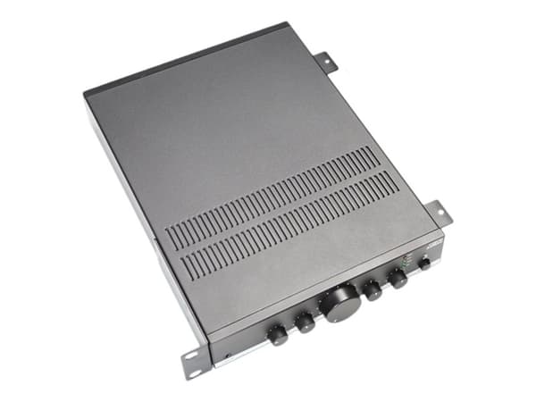 Audac COM108 - Mikserforsterker - med strømforsyning - 2-kanalers - 80 watt - kan monteres i rack