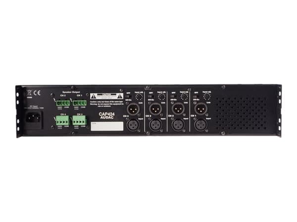Audac CAP424 - Effektforsterker - svart