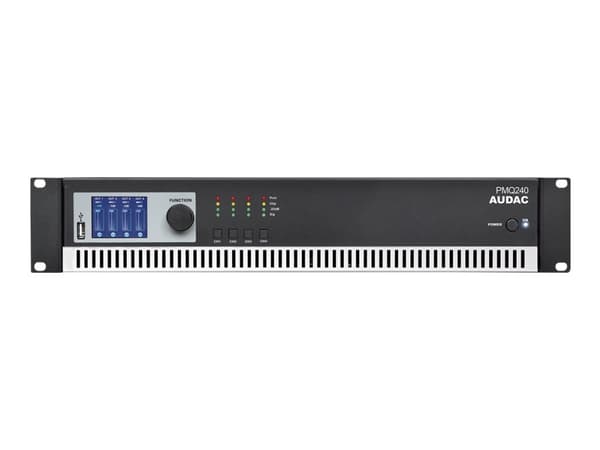 Audac AUDAC PMQ240 WaveDynamics ™ quad-channel 100V power amplifier