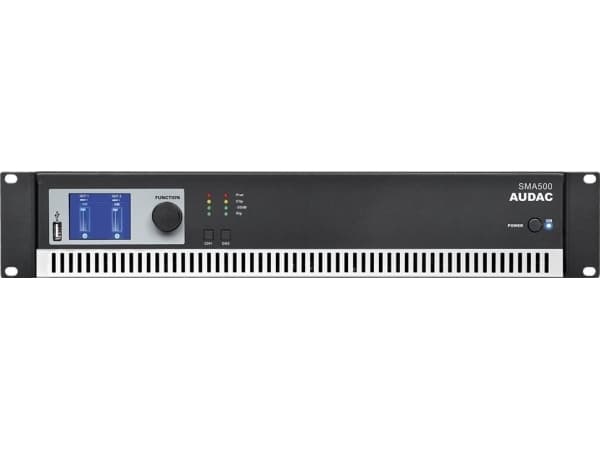 Audac SMA500 - Forsterker - 2 x 500 watt - svart