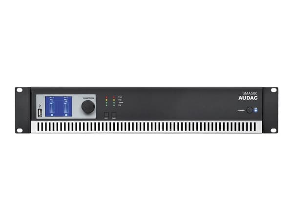 Audac SMA500 - Vahvistin - 2 x 500 Watt - musta