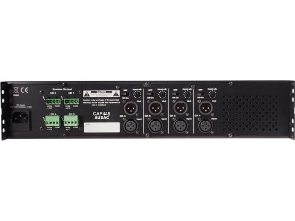 Audac CAP448 - Effektforsterker - svart